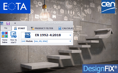 Design of fastenings based on EN 1992-4